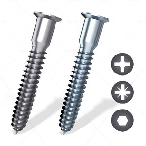 SS Vít Cố Định Đồ Nội Thất Ổ Đĩa Lục Giác Phillip Pozi Đầu Phẳng - Product Image 1