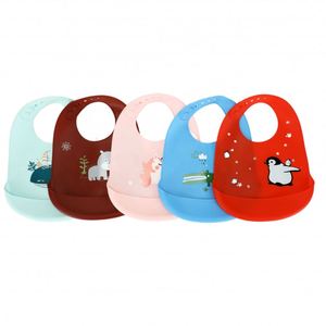 Fabricante de Baberos de Silicona para Bebés, Logotipo Personalizado, Libres de BPA, Impermeables, Suaves, Duraderos, Ajustables, Coloridos y Lavables para Bebés y Niños Pequeños - Product Image 1