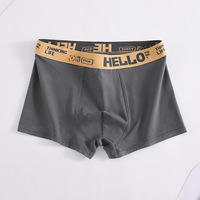 Caleçons pour hommes de haute qualité, confortables, doux, respirants, amples, ventilés, mignons, pour garçons, caleçons boxers