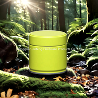 73*73mm pot de poudre Matcha rond fer blanc peut revêtement café thé personnalisable Logo impression 100% hermétique boîte en métal