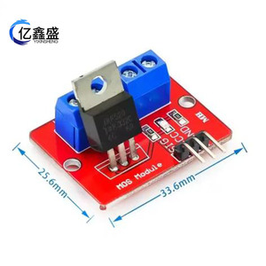 Module de commande MOS YIXINSHENG IRF520 TO-220, MOSFET unique, régulation PWM DC 12V, contrôle par microcontrôleur - Product Image 3