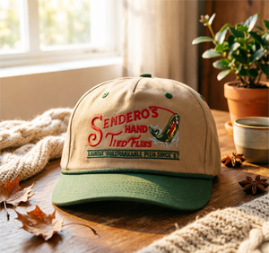 Gorras Trucker Verdes con Visera Curva, 5 Paneles, Logotipo Bordado Personalizado, Gorra de Pesca, Gorras de Béisbol con Cierre a Presión y Cuerda, Hechas en Vietnam - Product Image 5