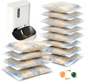 Sacchetti Essiccanti <span class=keywords><strong>per</strong></span> Alimenti <span class=keywords><strong>per</strong></span> Animali Domestici Confezionati Singolarmente, Ricambio <span class=keywords><strong>per</strong></span> Sacchetti Deumidificanti Anti-Umidità Compatibili con la Maggior Parte dei Distributori Automatici di Cibo <span class=keywords><strong>per</strong></span> Animali - Product Image 1