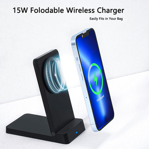 Support de chargeur <span class=keywords><strong>sans</strong></span> <span class=keywords><strong>fil</strong></span> pliable OEM 15W PD 3.0 avec station de charge magnétique OTP/OVP pour port USB-C Android - Product Image 3