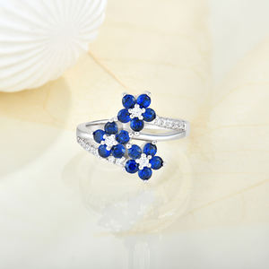 Женское кольцо Qingxin, изящное ювелирное изделие, 925 серебряного цвета с изумрудом и фианитом - Product Image 4