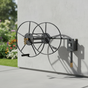 <span class=keywords><strong>Enrouleur</strong></span> de tuyau d'<span class=keywords><strong>arrosage</strong></span> mural manuel pour jardin, pelouse et garage - Product Image 2