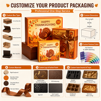 Boîte rigide en carton ondulé personnalisée avec couvercle et base, pour cadeaux de festival, avec impression de marque et présentation en magasin.