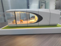 Capsule spatiale préfabriquée de luxe Sinova : Modèle de maison compacte, conteneur de cuisine pour salon, bureau à domicile, hôtel capsule