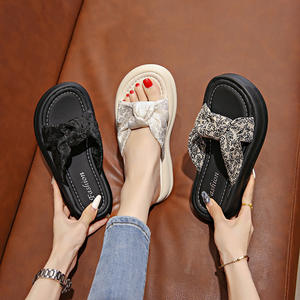 Sandalias Planas de Verano para Mujer con Tacón Curvo, Plataforma y Correa en el Tobillo, Zapatos de Playa para Exteriores - Product Image 4