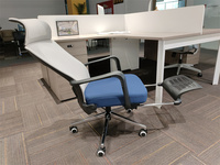 Chaise élévatrice de direction certifiée CE Chaise de bureau de style moderne avec matériau en maille Table de meubles de jeu à hauteur réglable