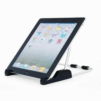 Vente flash Topfree TS-02 Support de tablette portable réglable en hauteur et pliable en métal pour ordinateur de bureau universel adapté aux tablettes de 7 à 12 pouces