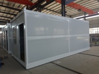 Installation rapide de 15 minutes Maison préfabriquée Bureau pliant Conteneur Chantiers de construction Petite maison Camping