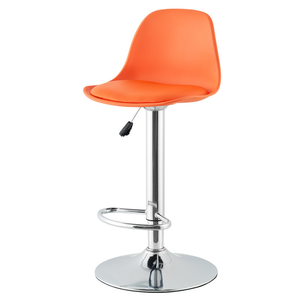 Chaises de <span class=keywords><strong>bar</strong></span> pivotantes modernes de luxe en cuir PU, tabourets de comptoir de restaurant design, tabourets scandinaves à vérin à gaz - Product Image 6