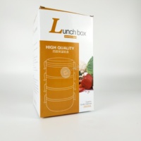 Boîtes de conservation en acier inoxydable pour aliments, boîte à bento, 2/3/4 étages, boîte à lunch en métal, chauffe-repas pour la maison, l'école, le bureau