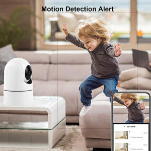 Caméra IP Wi-Fi IA pour <span class=keywords><strong>Yoosee</strong></span> <span class=keywords><strong>Tuya</strong></span> 1080P 2MP CMOS avec Audio Bidirectionnel, Vision Nocturne, Visualisation à Distance et Mouvement PT en ABS - Prix Inde - Product Image 4