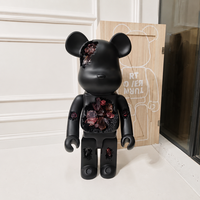 Figurine d'ours prête à être expédiée, jouet design en vinyle, figurine de collection en PVC, jouet artistique, modèle mignon, décoration, cadeau, collection