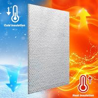 Rembourrage résistant à la chaleur, rembourrage thermique isolant pour maniques, tissu réfléchissant la chaleur doux pour la couture, les travaux manuels, 35 x 47 pouces