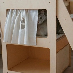 Lit pour animaux de compagnie <span class=keywords><strong>Tour</strong></span> de chat de luxe <span class=keywords><strong>Tour</strong></span> de chat pour chats d'intérieur - Product Image 2