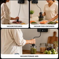 Machine de mise sous vide murale automatique pour la conservation des aliments à domicile, scelleuse sous vide pour bocaux Mason
