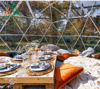 Tentes Igloo en Mousse Géodésique en PVC Transparent pour Jardin Extérieur à Vendre sur Salon Professionnel