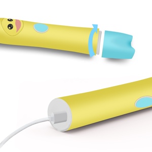 Cepillo <span class=keywords><strong>de</strong></span> Dientes Eléctrico Recargable USB con Forma <span class=keywords><strong>de</strong></span> Animal para Niños <span class=keywords><strong>de</strong></span> 7 Años, Cable <span class=keywords><strong>de</strong></span> Carga Portátil, Batería - Product Image 6