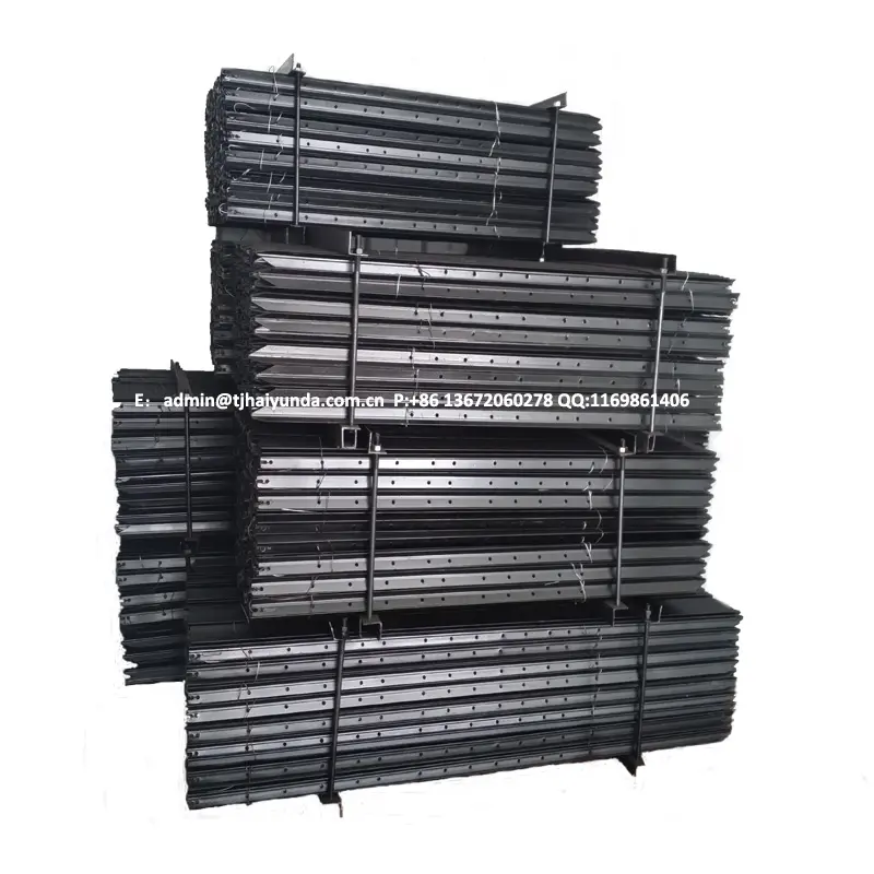 Black Bitumen dipped Light Duty 1.58Kg Steel Y Posts - Star Pickets And Safety Caps