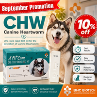 Kit de test rapide d'antigène de la maladie de Lyme chez le chien, cassette de diagnostic vétérinaire, outil de dépistage pour clinique vétérinaire