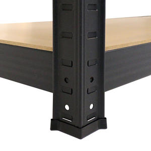 ABCTOOLS Estante de Almacenamiento Sin Tornillos Unidades de Estanterías de Acero con Recubrimiento en Polvo Sistema de Apilamiento para Almacén, Garaje y Oficina - Product Image 4