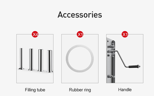 Máy nhồi xúc xích tự động bằng thép không gỉ thương mại mới - Product Image 5