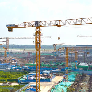 Grúa Torre Sin Plataforma DAHAN de 8 y 10 Toneladas QTZ125-6515 con 200 m de Altura de Elevación, Equipo de Construcción de Marca China - Product Image 1