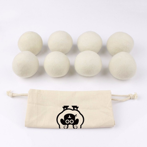 Bolas de <span class=keywords><strong>Secadora</strong></span> de Lana de Nueva Zelanda 100% Naturales con Logotipo Personalizado, Bolas de Fieltro Reutilizables <span class=keywords><strong>para</strong></span> Lavandería - Product Image 2