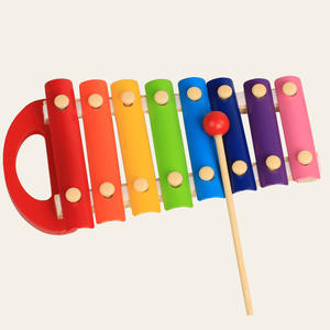 Jouet éducatif pour enfants cadre d'octave en bois instrument de musique tons jouet octave en bois <span class=keywords><strong>xylophone</strong></span> - Product Image 1