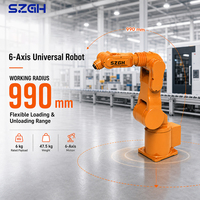 Bras de robot Moteur PLC 6 axes Entraînement servo-électrique pour les apprenants en ingénierie d'intelligence artificielle Mini bras manipulateur industriel