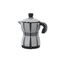 BZ-0196 Bloques de Construcción Creativos con Forma de Cafetera Moka, 191 Piezas, Ladrillos de Simulación de Cafetera, Modelo Coleccionable, Regalo