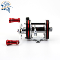 Moulinet de pêche spinning 5.2:1 en métal pour la pêche en mer, 1+1 roulements, pour jigging lent, moulinet de lancer de leurres