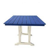Table et sièges de glamping modernes en HDPE écologiques, 100 % matériaux recyclés, couleur personnalisée, OEM disponible, utilisation hôtelière