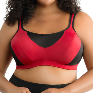 Ladymate ODM/OEM Sujetador Deportivo Mujer Acolchado Correas cruzadas Activewear Deportes Sujetador de talla grande Cobertura completa Yoga Fitness Bra - Product Image 1