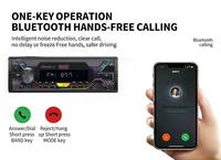 Reproductor MP3 para Auto, Transmisor FM con Bluetooth, Compatible con Formato MP3 y WMA, Reproducción desde Tarjeta TF y Disco U, Adaptador de Audio para Radio de Auto
