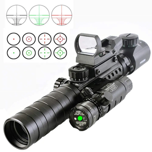 Mira Telescópica Luger Tactical 3-9X32EG con Retícula Iluminada en Rojo y Verde, Telémetro y Mira Reflex con 4 Retículas en Rojo y Verde - Product Image 5