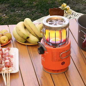 Mini <span class=keywords><strong>chauffage</strong></span> au gaz en acier inoxydable 2 en 1 pour la cuisson et le <span class=keywords><strong>chauffage</strong></span>, idéal pour les voyages en voiture, la randonnée, l'alpinisme et les activités hivernales en plein air - Product Image 3