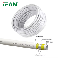 IFAN Vente chaude Tuyau composite Pex Al Pex à 5 couches Tuyau d'eau flexible Tuyau en aluminium Pex