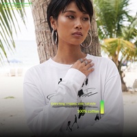 T-shirts unisexes à manches longues - 100% coton, coupe ample, respirants, streetwear, imprimés, design de personnage - Direct