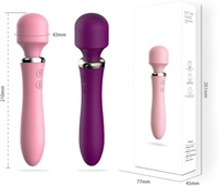 360° Rotierender Stoßdildo G-Punkt und Klitoris-Stimulator für Frauen 10-Gang Wiederaufladbarer Umweltfreundlicher Silikon-Vibrator Geräuschpegel <50dB