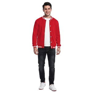 Veste universitaire pour homme de style streetwear personnalisée, de haute qualité, avec votre propre logo imprimé en différentes couleurs, vente d'hiver - Product Image 1
