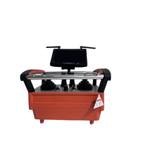 Vente directe usine – Télécommande d'excavatrice 6 canaux 12V/24V étanche avec écran LED, télécommande de grue 433MHz en plastique et métal
