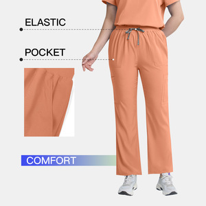 42342 Flare Scrubs Petite Women 2 Piece Sets Boho Chic 2026 Tendance Printemps Automne Lavable Respirant Dernière Mode OEM ODM - Product Image 3