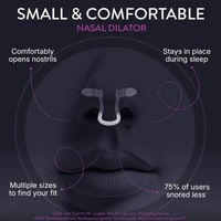 3 pièces/boîte Dilatateurs nasaux souples pour dormir, aide à la respiration contre le ronflement, favorise une respiration plus facile