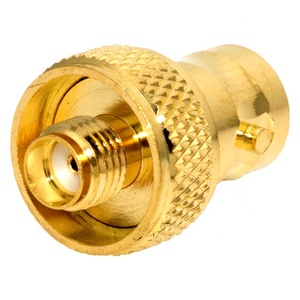 Adaptateur d'antenne BNC femelle vers SMA femelle BNC/SMA-KK personnalisable en usine, idéal pour talkie-walkie - Product Image 1