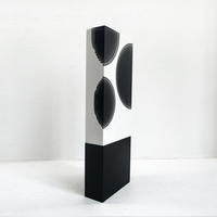 Nouveau produit : Trophée créatif en résine et cristal, conception gratuite, pour récompense des employés excellents et souvenirs de réunion annuelle