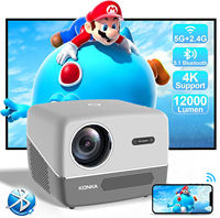 Projecteur portable Veacine E20PRO Mini 1080P HD LCD avec mise au point automatique LED Android 12 Home Cinéma avec WiFi 6